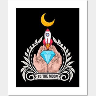 Stock Trading Trader To The Moon Trading Posters and Art